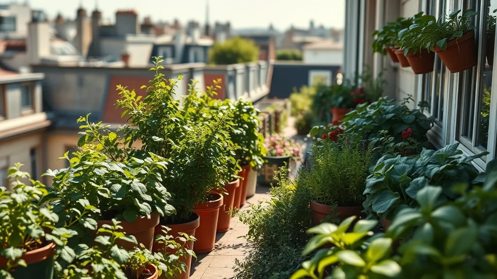 Jardinage urbain à Paris : guide complet pour réussir son potager sur balcon en 2026