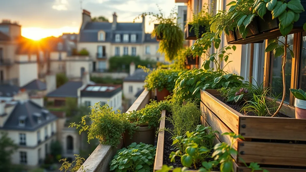 Urban Farming à Paris : 7 astuces pour transformer votre balcon en potager productif en 2026