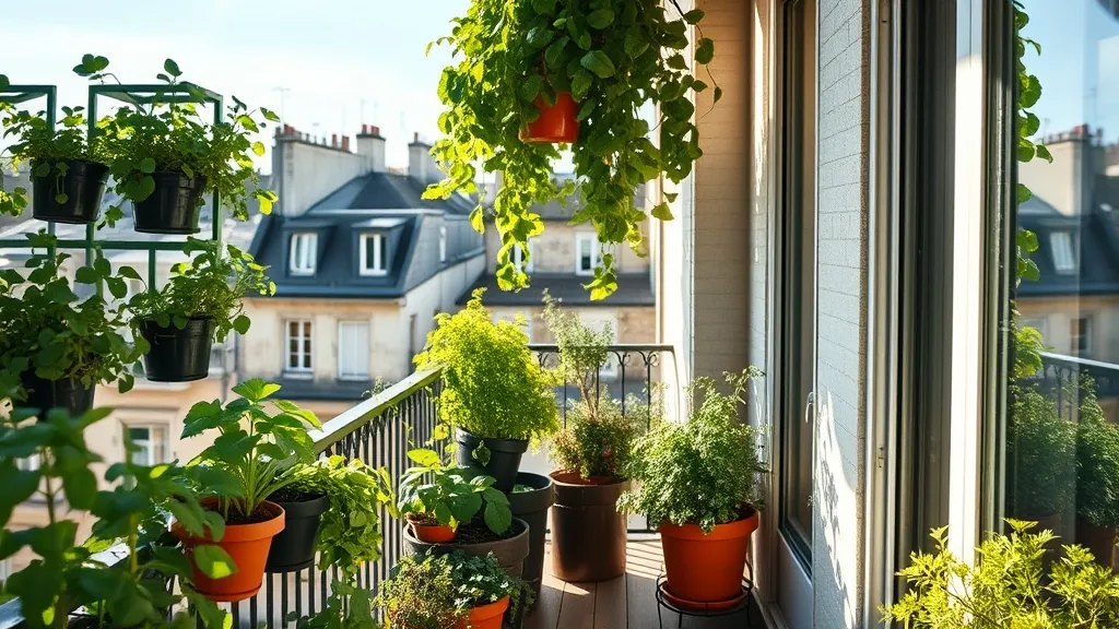 Potager urbain à Paris : cultiver son balcon de 5m2 avec succès en 2026